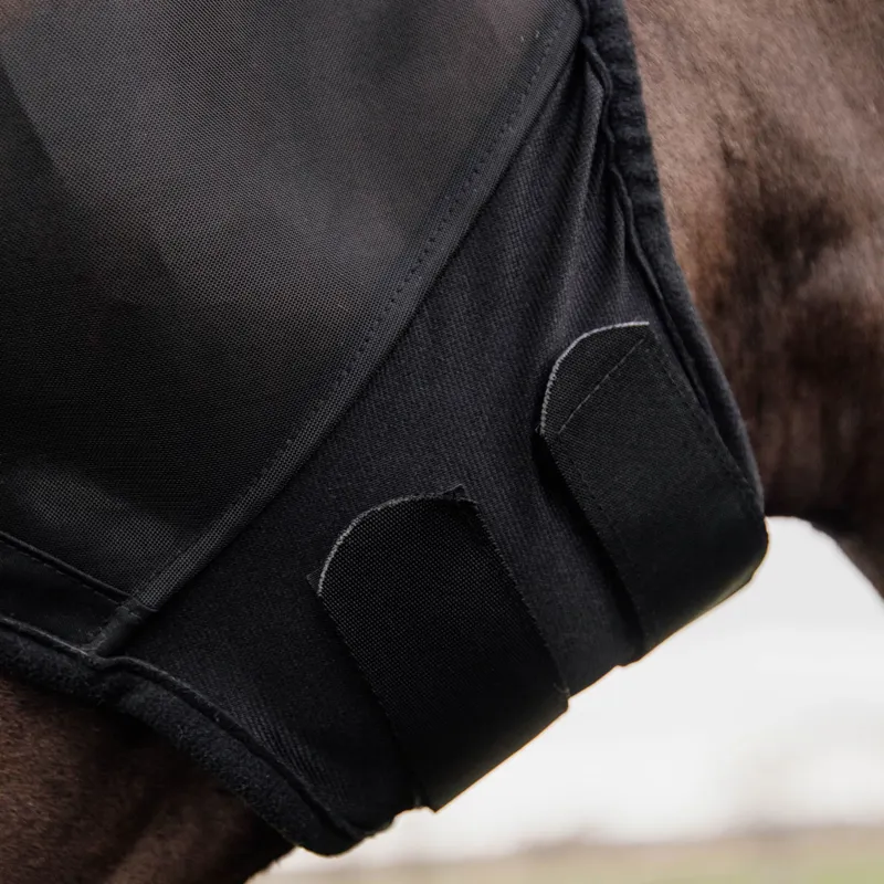 Kentucky Classic Fly Mask with Ears - Black-1
