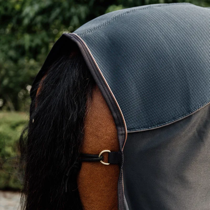 Kentucky Mesh-Combo Cooler Rug - Navy-4