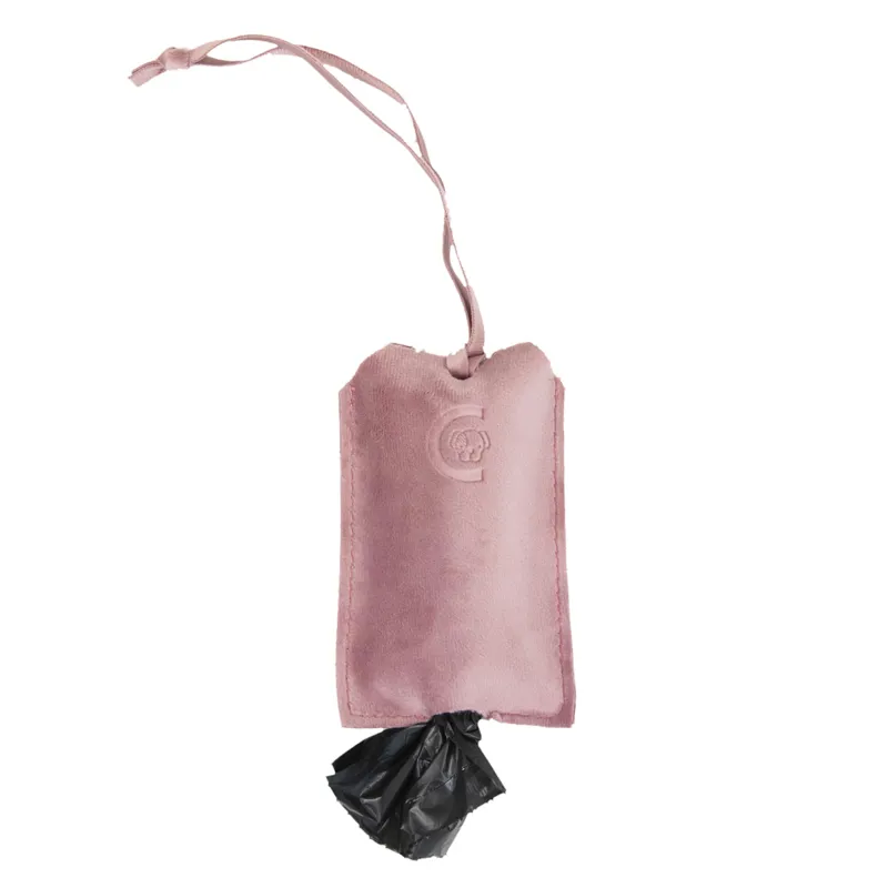 Kentucky Velvet Dog Pocket Poop Bag Holder - Old Rose-1
