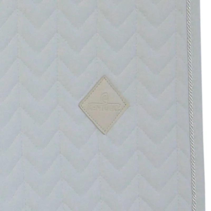 Kentucky Fishbone Dressage Saddlecloth - White-3