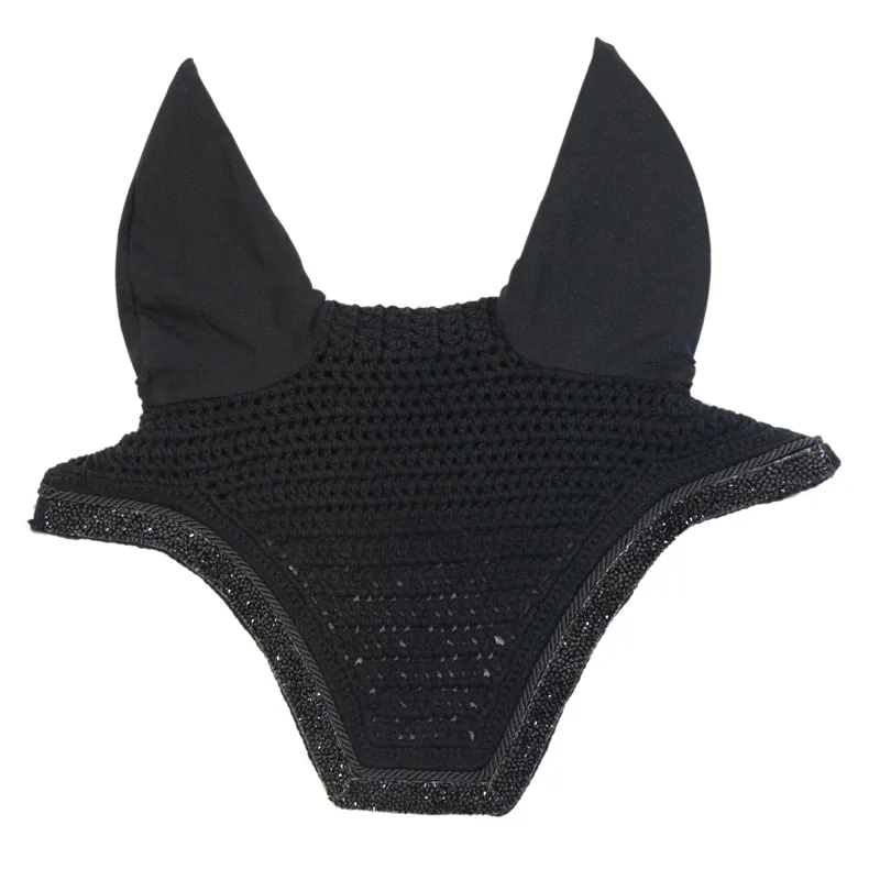 Kentucky Wellington Glitter Stone Fly Veil - Black