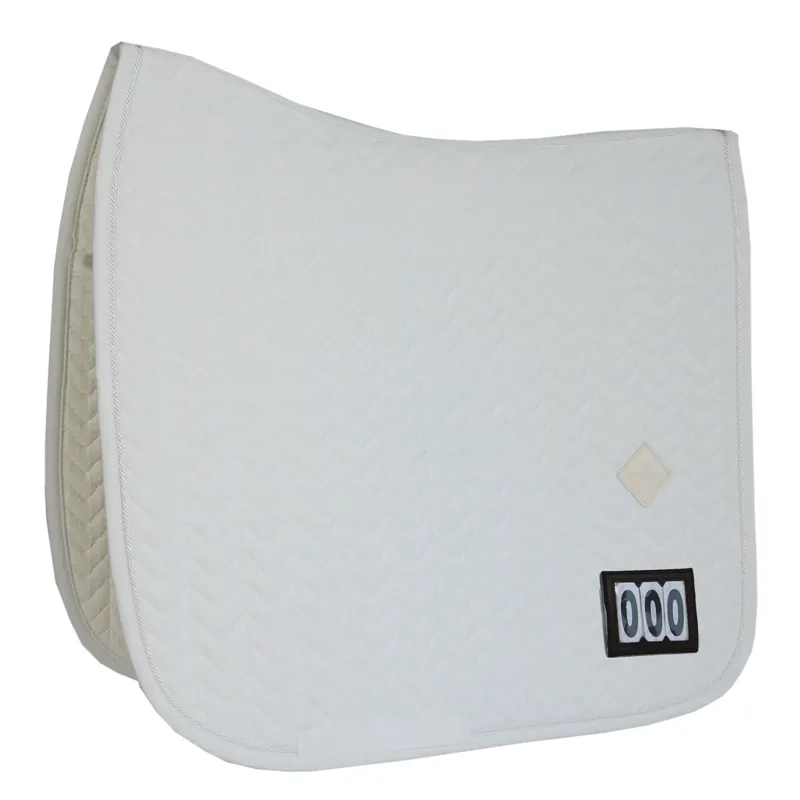 Kentucky Fishbone Competition Dressage Number Saddlecloth - White-3