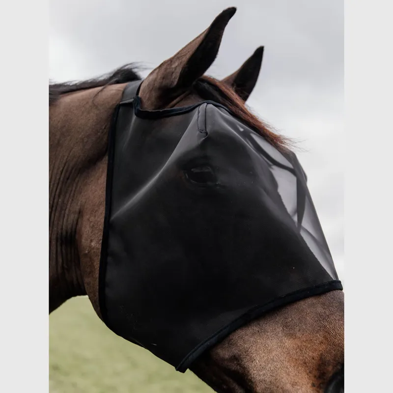 Kentucky Classic Fly Mask - Black-2
