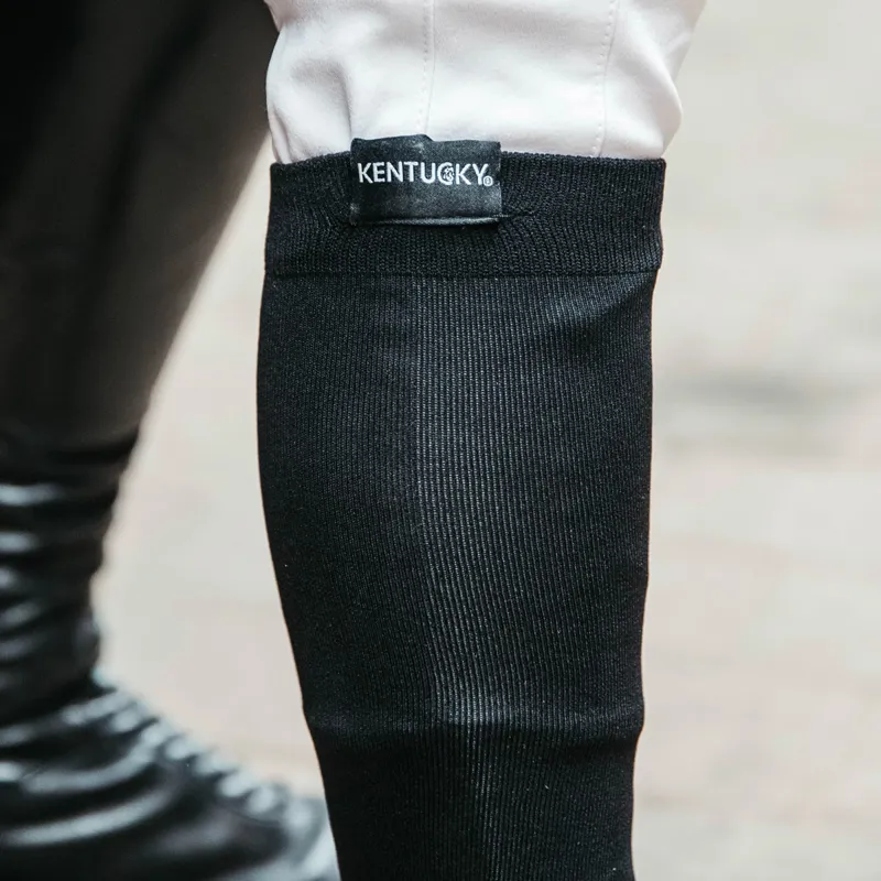 Kentucky Achillies Gel Unisex Tall Riding Socks - Black-3