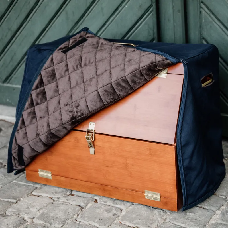 Grooming Deluxe Show Grooming Box Cover - Navy-1