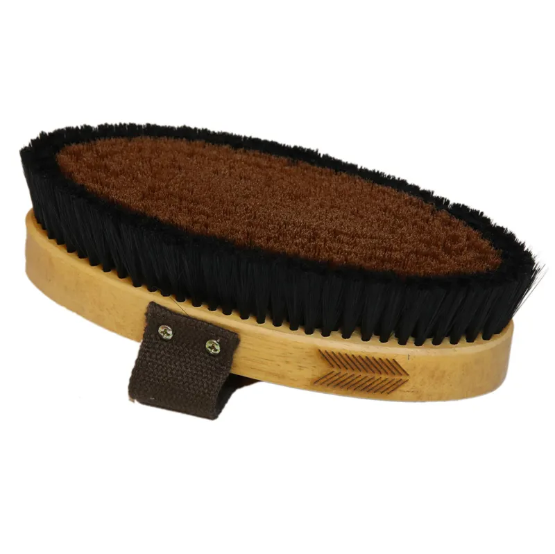 Grooming Deluxe Oval Hard Middle Body Brush-2