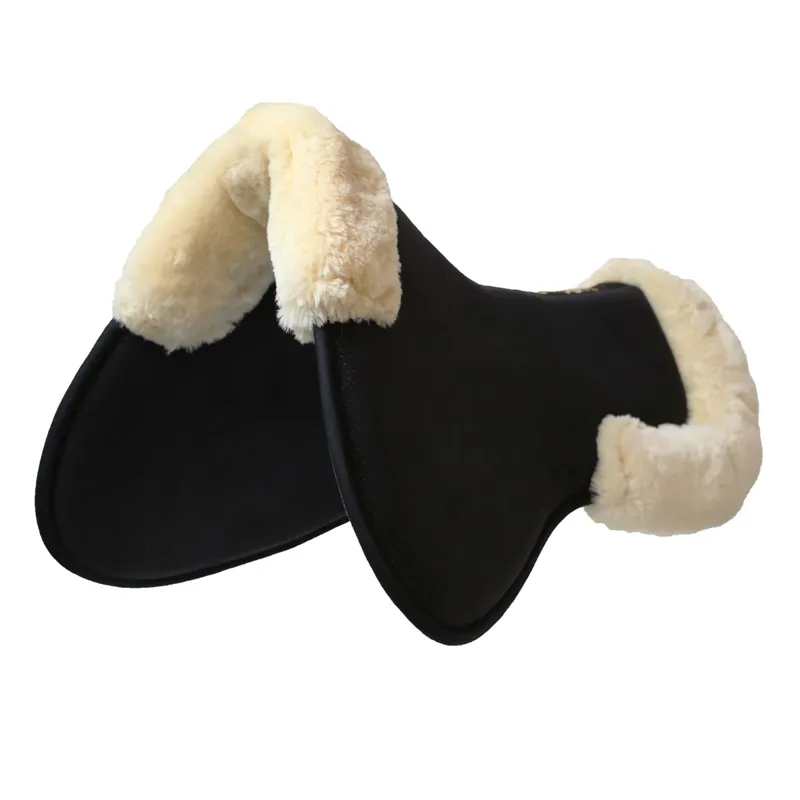 Kentucky Sheepskin Anatomic Absorb Half Pad - Black/Natural