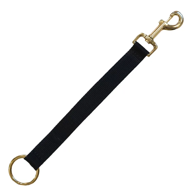 Kentucky Nylon Clip and Ring Strap - Black