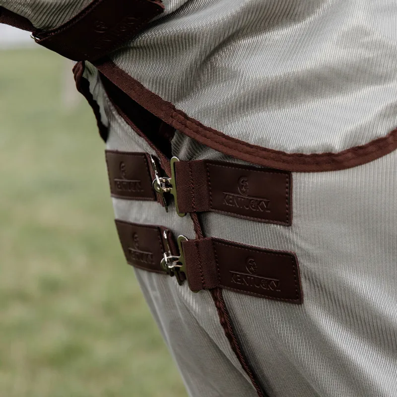 Kentucky Classic Mesh Fly Rug - Silver-6