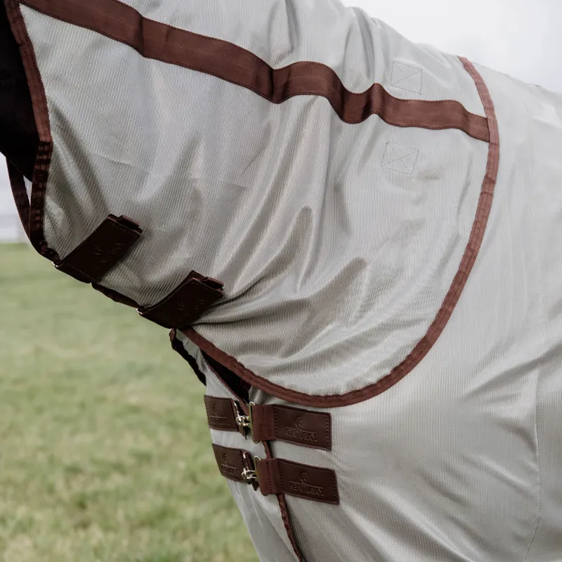 Kentucky Classic Mesh Fly Rug - Silver-7