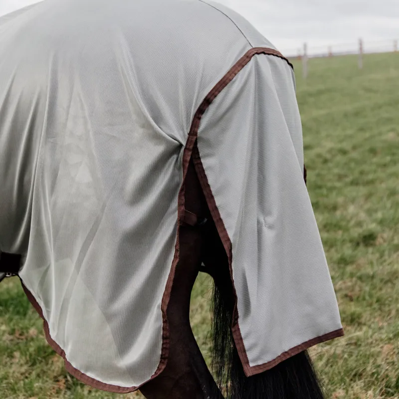 Kentucky Classic Mesh Fly Rug - Silver-8