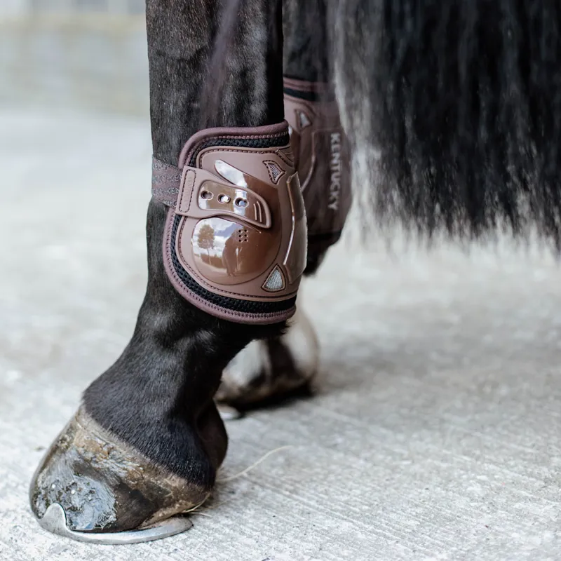 Kentucky Moonboots Air Fetlock Boots - Brown-3