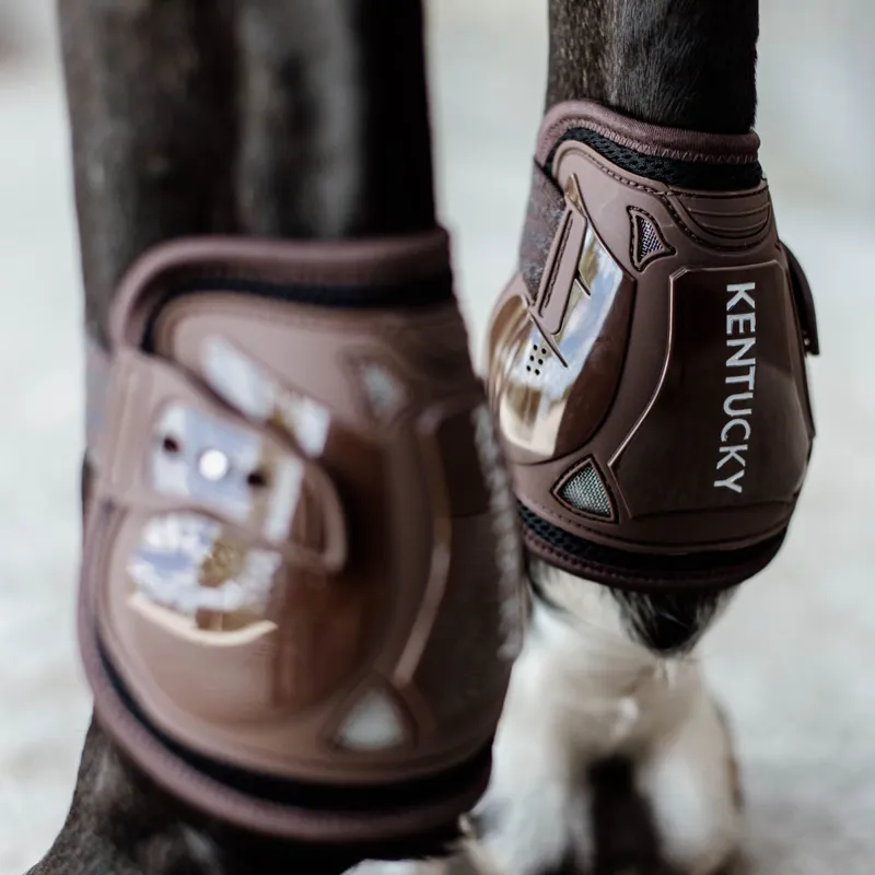 Kentucky Moonboots Air Fetlock Boots - Brown-4