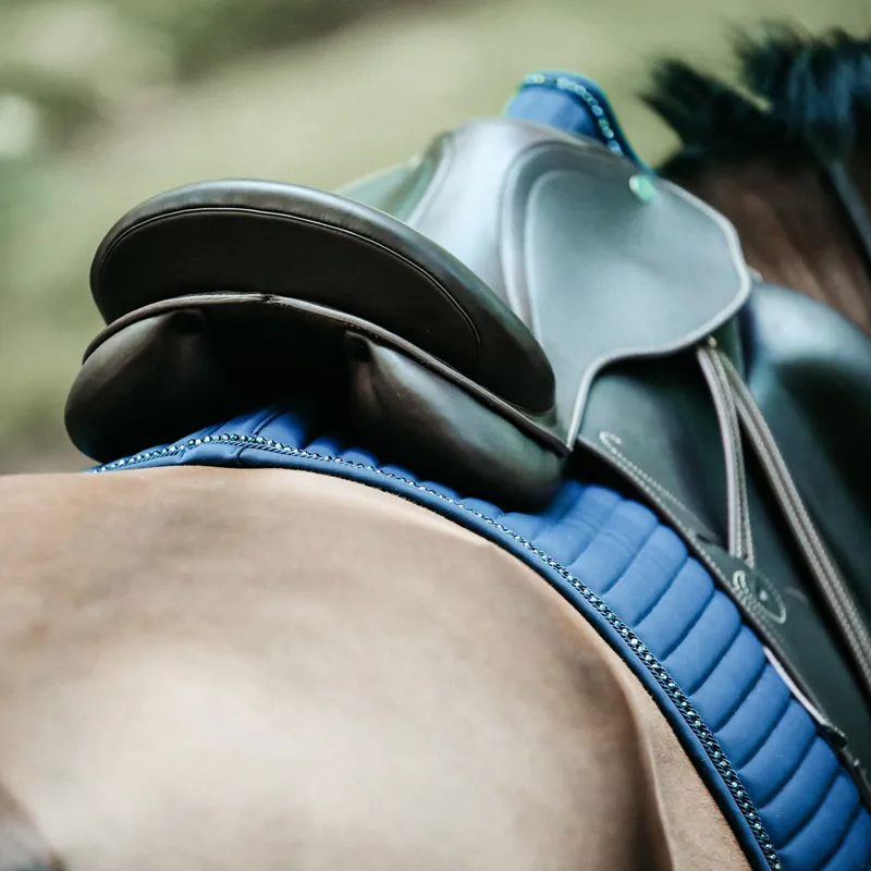 Kentucky Pearls Dressage Saddlecloth - Navy-5