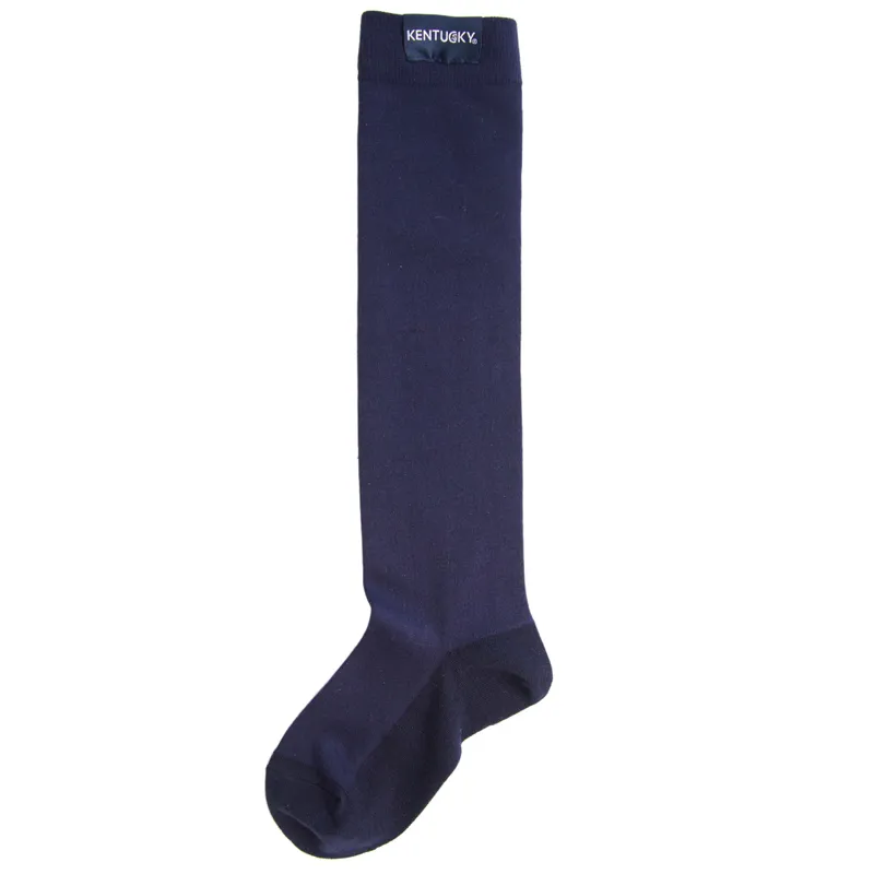 Kentucky Unisex Tall Riding Socks - Navy-1