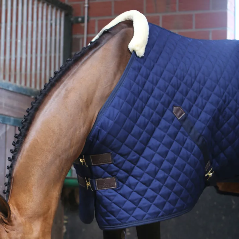 Kentucky 400g Standard Neck Stable Rug - Navy-2