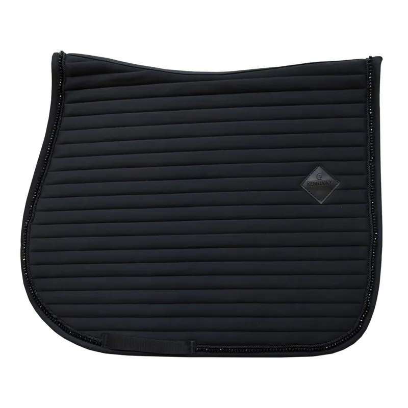 Kentucky Pearls Jumping Saddlecloth - Black-2