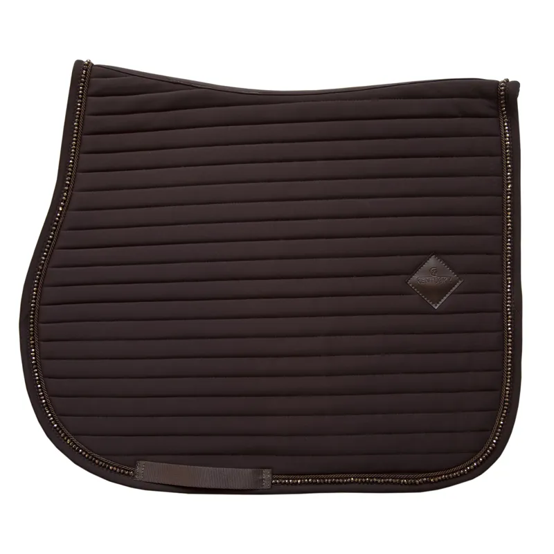 Kentucky Pearls Jumping Saddlecloth - Brown