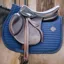Kentucky Pearls Jumping Saddlecloth - Navy