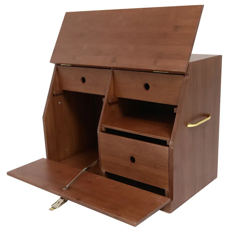 Grooming Deluxe Show Grooming Box - Brown-1