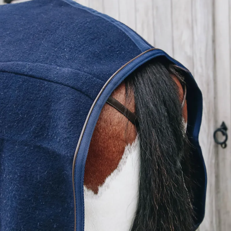 Kentucky Heavy Fleece Show Rug - Navy-2