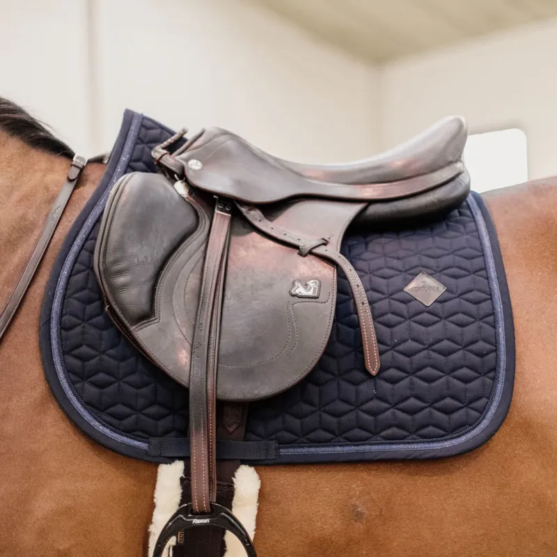 Kentucky Glitter Rope Jump Saddlecloth - Navy