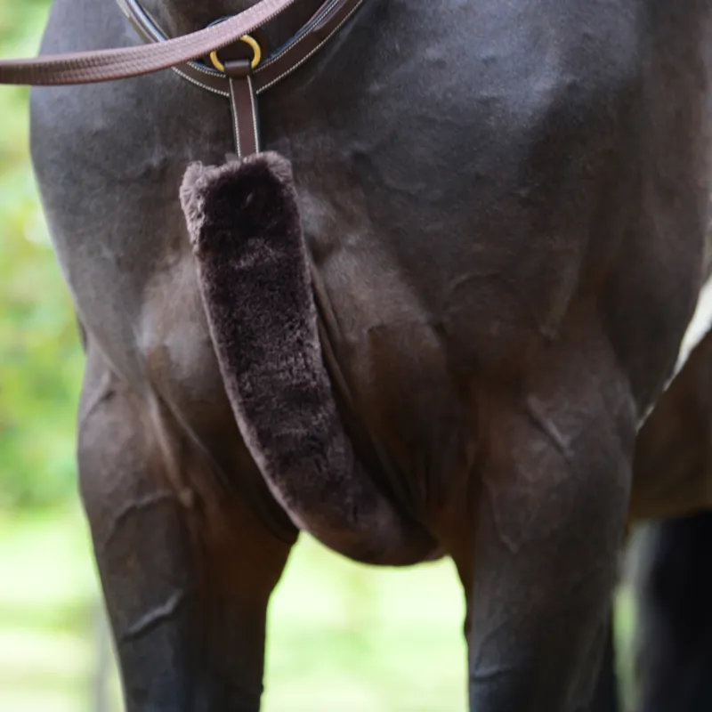 Kentucky Artificial Sheepskin Breastplate Cover - Brown-2