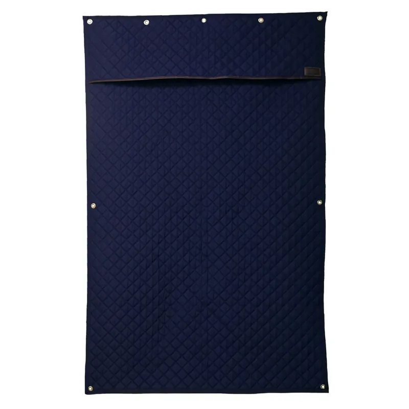 Kentucky Stable Drape Curtain - Navy-2