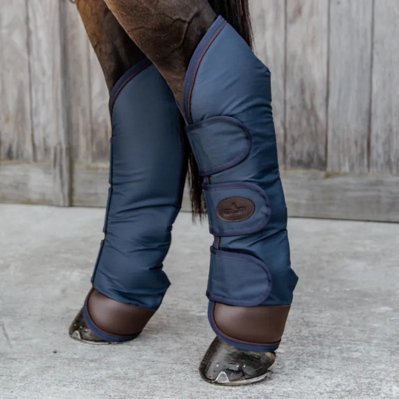 Kentucky Faux Fur Lined Travel Boots - Navy-1