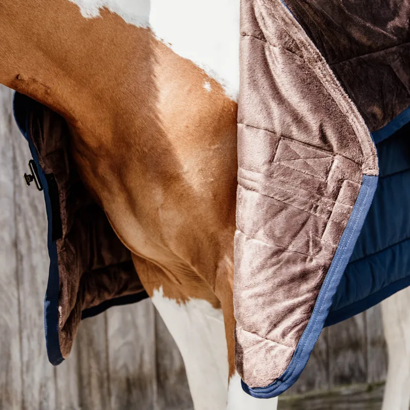 Kentucky 150g Skin Friendly Detachable Neck Under Rug - Navy-3