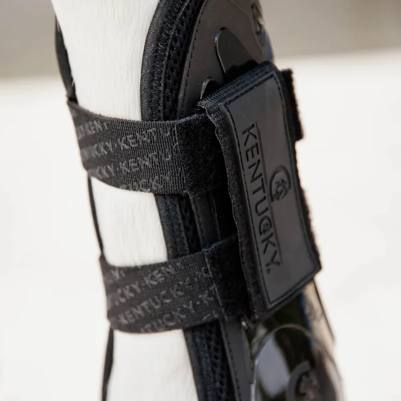 Kentucky Velcro Tendon Boots - Black-4