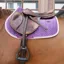 Kentucky Velvet Contrast Saddlecloth - Royal Purple