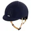 KEP Smart Nova Standard Velvet Riding Hat - Blue/Light Beige