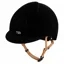 KEP Smart Nova Hunter Standard Velvet Riding Hat - Black/Dark Beige