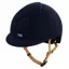 KEP Smart Nova Hunter Standard Velvet Riding Hat - Blue/Dark Beige
