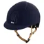 KEP Smart Nova Standard Velvet Riding Hat - Blue/Beige