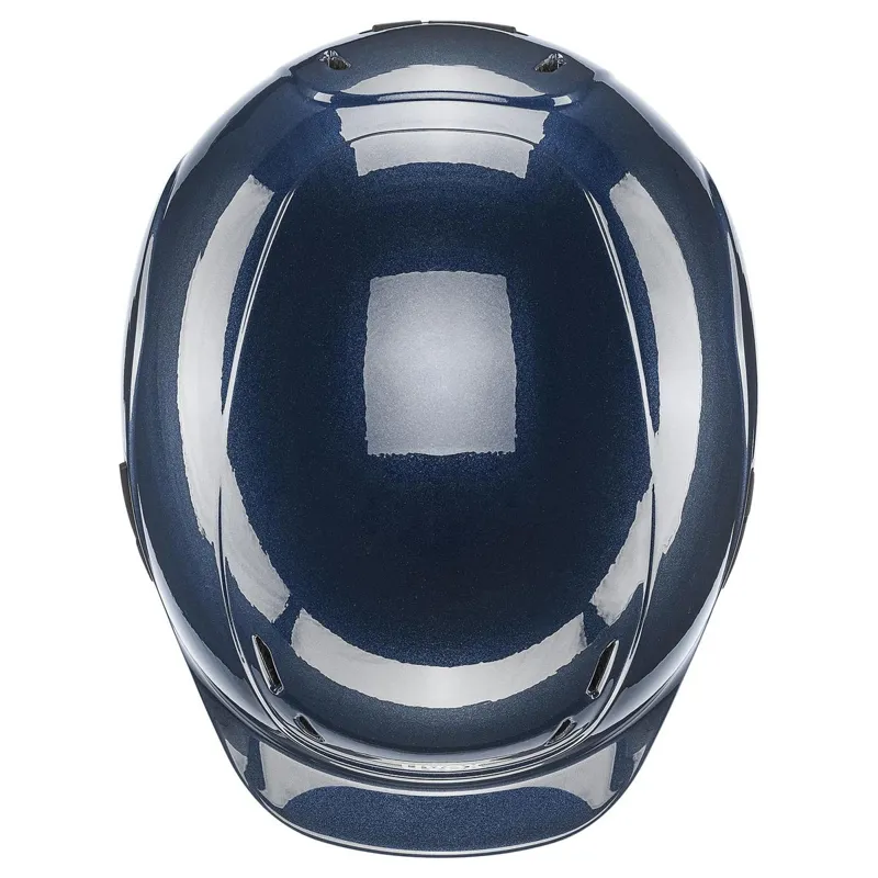 Uvex Kidoxx Shiny Riding Hat - Navy-4