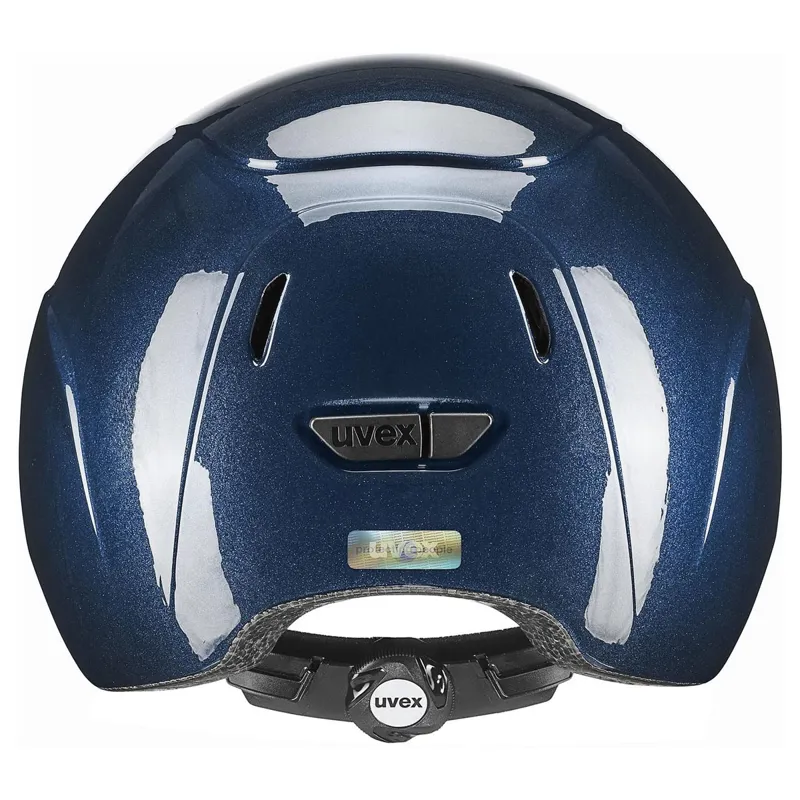 Uvex Kidoxx Shiny Riding Hat - Navy-2