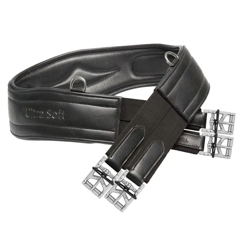 Kieffer Ultrasoft Leather Girth - Black