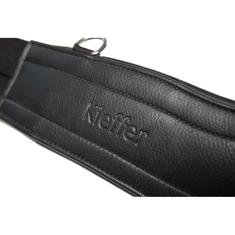Kieffer Ultrasoft Leather Girth - Black-1