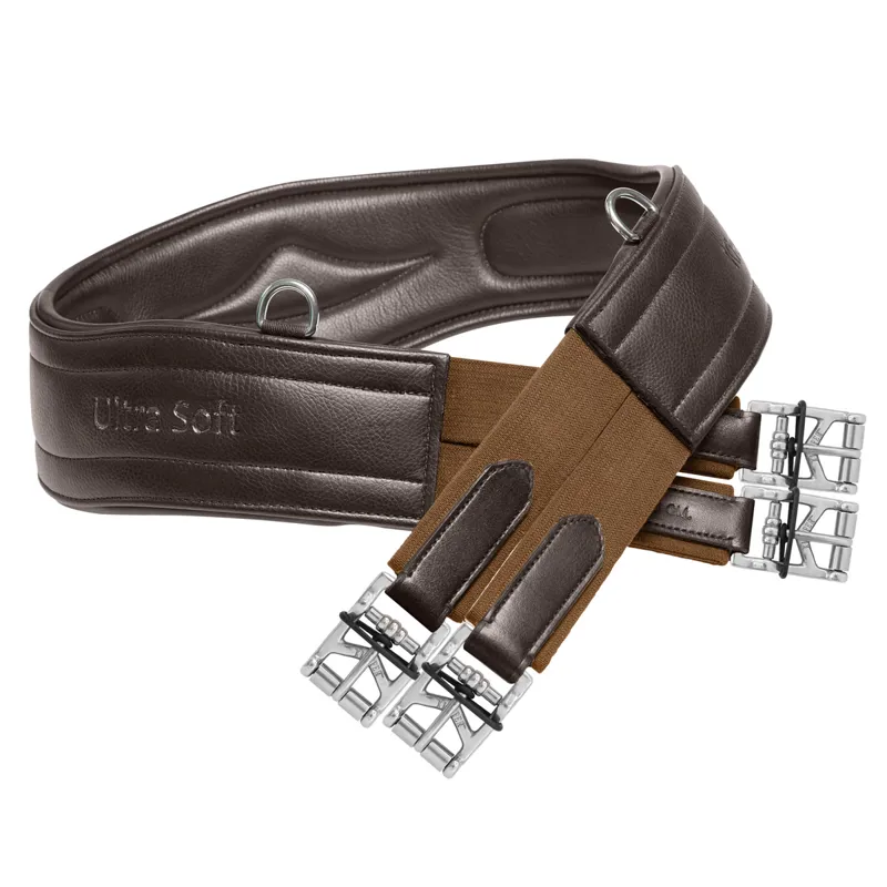 Kieffer Ultrasoft Leather Girth - Brown