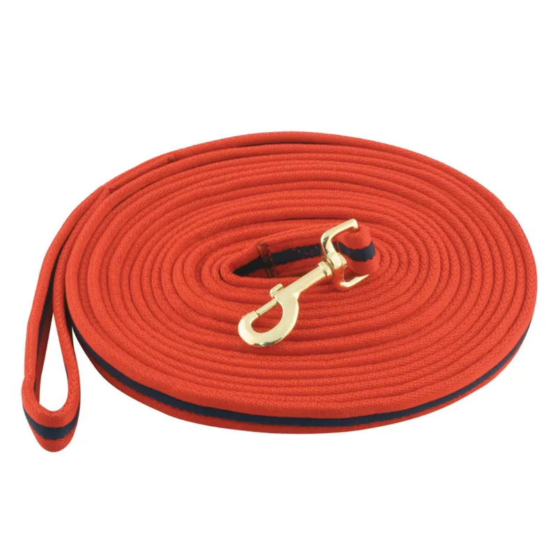 Kincade Two Tone Padded Lunge Line - Red/Navy