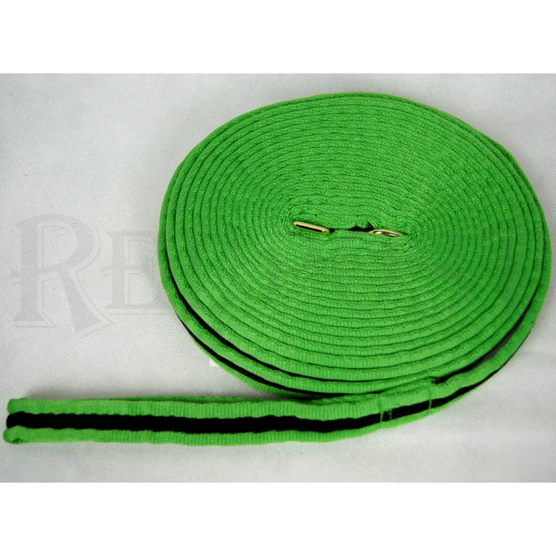 Kincade Brights Two Tone Padded Lunge Line - Lime/Black