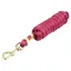 KM Elite 10ft Poly Lead Rope - Burgundy