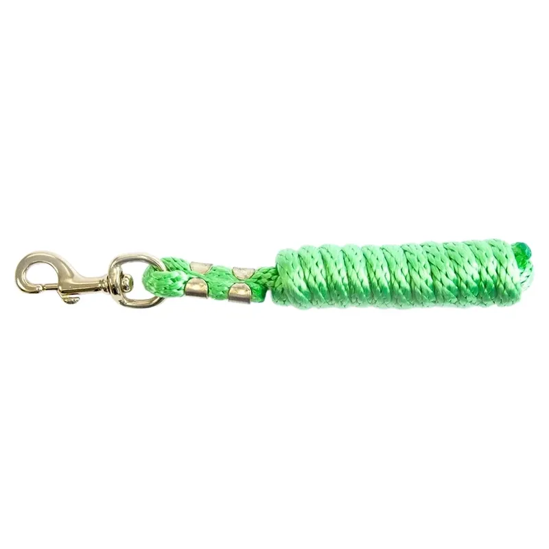 KM Elite 6ft Poly Lead Rope - Hot Green