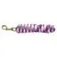 KM Elite Cotton Double Braid Lead Rope 7ft - Baby Pink/White