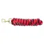 KM Elite Cotton Double Braid Lead Rope - 7ft - Red/White
