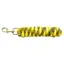 KM Elite Cotton Double Braid Lead Rope 7ft - Yellow/White