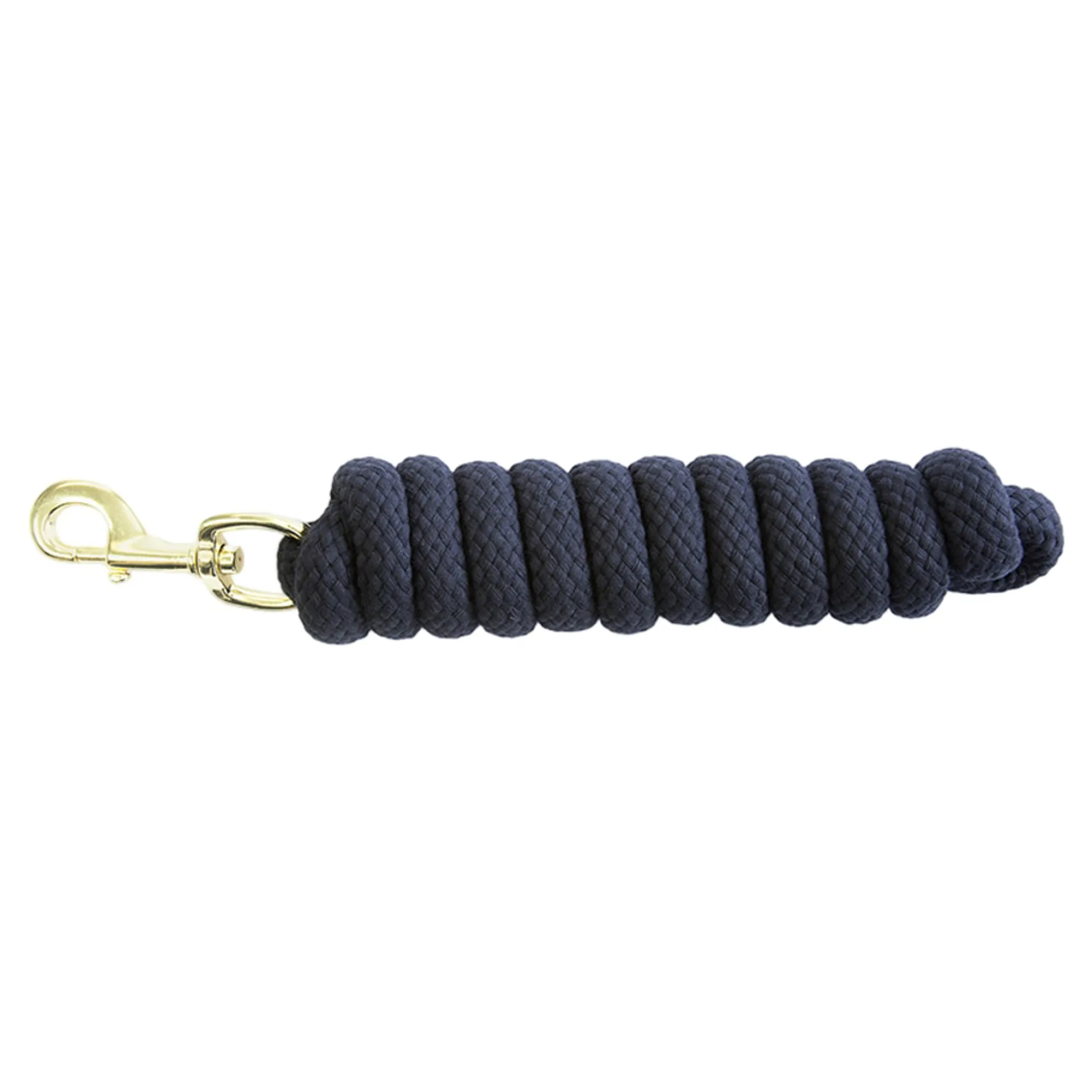 Km Pro Rope KM Elite Cotton Double Braid Lead Rope 7ft - Plain Navy