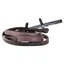 KM Elite Smooth Grip Biothane Reins - Brown